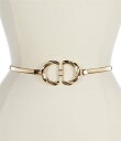 【送料無料】 ナターシャ アクセサリー レディース ベルト アクセサリー Twisted Buckle Belt Gold