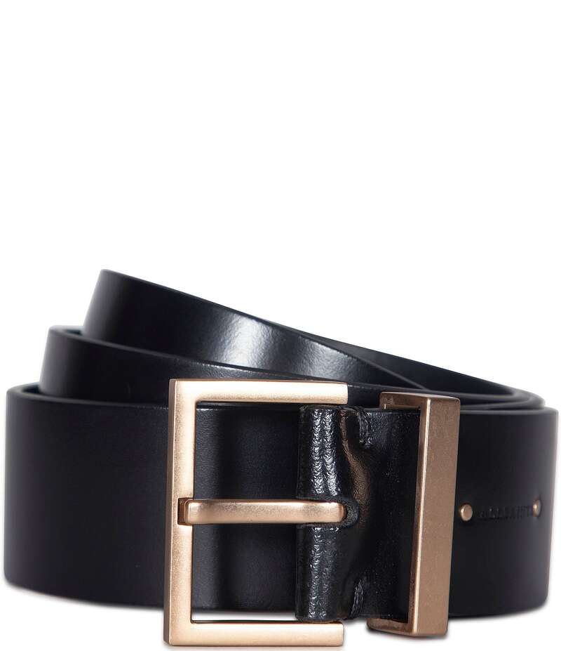 【送料無料】 オールセインツ レディース ベルト アクセサリー 1.49 Western Leather Belt Black