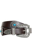 【送料無料】 グッドアメリカン レディース ベルト アクセサリー 1 Santa Fe Classic Western Belt Chocolate