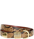 【送料無料】 グッドアメリカン レディース ベルト アクセサリー 0.8 Slim 5-Ring Snake Print Belt Snake Print