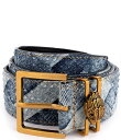 【送料無料】 カートジェイガーロンドン レディース ベルト アクセサリー 1.57 Crystal Denim Shoreditch Belt Dark Blu...