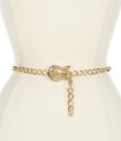【送料無料】 ナターシャ アクセサリー レディース ベルト アクセサリー 1.25 Snake Buckle Chain Belt Gold