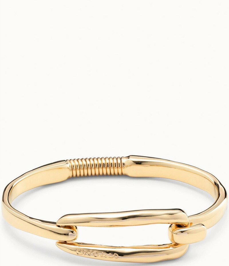 【送料無料】 ウノデ50 レディース ブレスレット・バングル・アンクレット アクセサリー Tied Gold-Tone Bangle Bracelet Goldのサムネイル