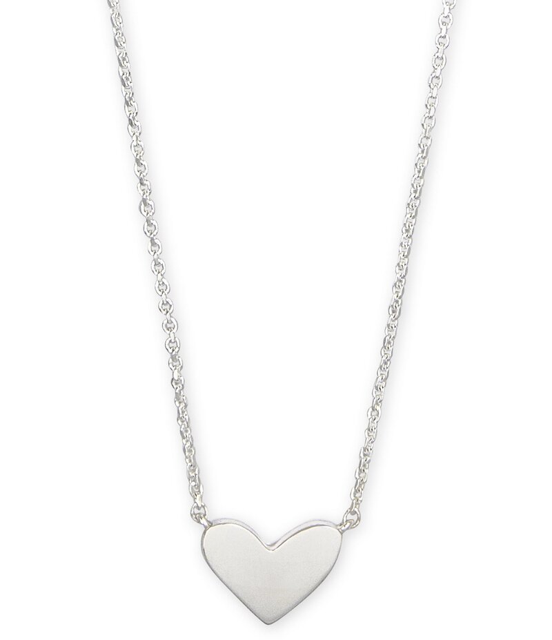 ケンドラスコット レディース アクセサリー ネックレス・チョーカー レース Kendra Scott Ari Heart Sterling Silver Pendant Necklace Sterling Silver シルバー