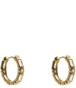 【送料無料】 アルジェントヴィーヴォ レディース ピアス・イヤリング アクセサリー Multi CZ Detailed Hoop Earrings Gold(4)