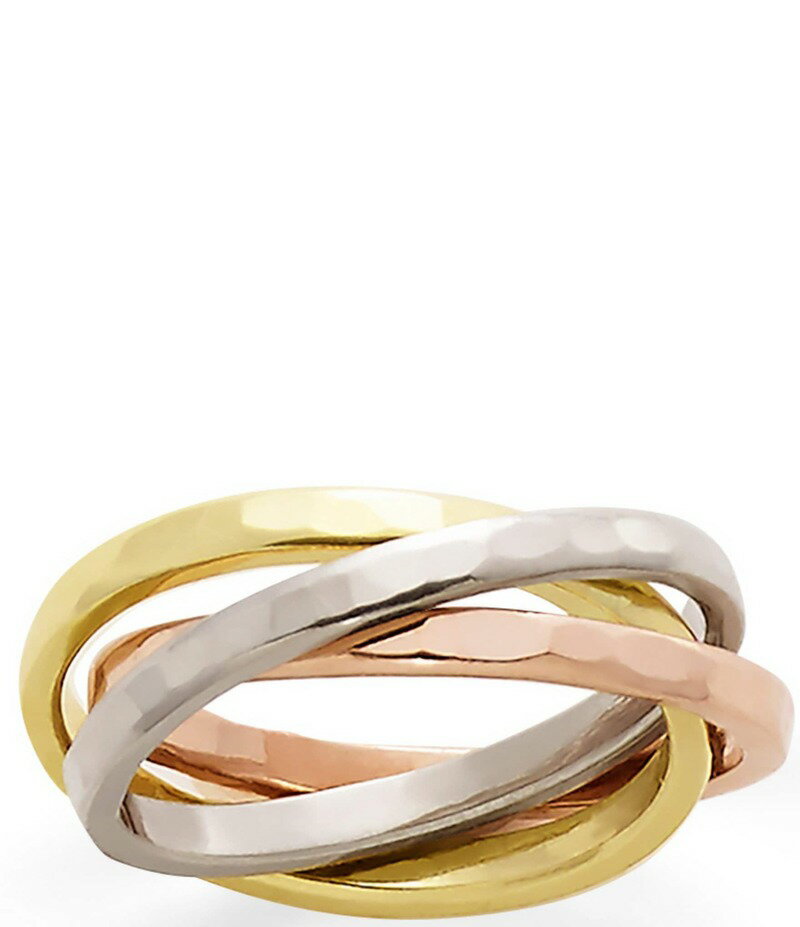 ॺ ꡼ ǥ ꡼  James Avery Entwined Trio 14K Combo Ring 14K Gold 