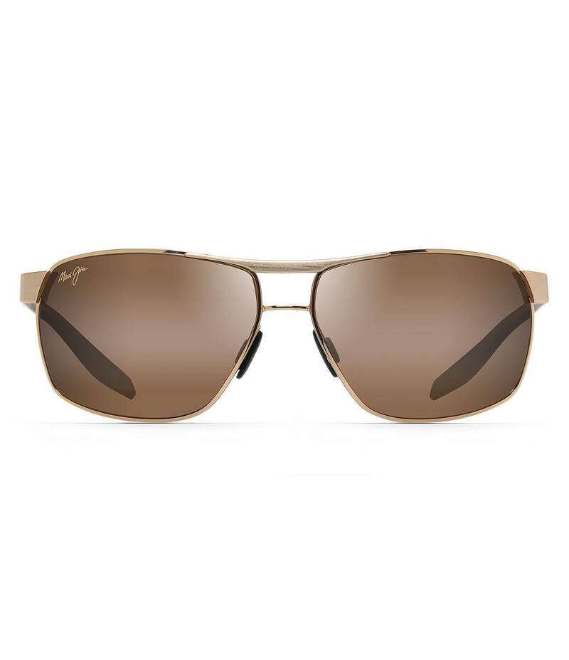 【送料無料】 マウイジム レディース サングラス・アイウェア アクセサリー The Bird PolarizedPlus2R Round 61mm Sunglasses Gold