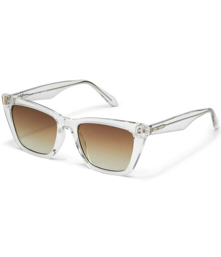 【送料無料】 クエイ レディース サングラス・アイウェア アクセサリー Women's Call the Shots 48mm Cat Eye Sunglasses Clear/Sepia 【送料無料】 クエイ レディース サングラス・アイウェア アクセサリー Women's Call the Shots 48mm Cat Eye Sunglasses Clear/Sepia