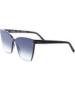 【送料無料】 ディフアイウェア レディース サングラス・アイウェア アクセサリー Goldie Women's 56mm Cat Eye Sunglasses Black(4)