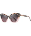 【送料無料】 マウイジム レディース サングラス・アイウェア アクセサリー Women's Blossom PolarizedPlus2R Cat Eye 54mm Sunglasses Pink Havana/Rose
