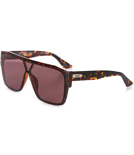 【送料無料】 クエイ レディース サングラス・アイウェア アクセサリー Men's Tempo 54mm Dark Tortoise Polarized Shield Sunglasses Dark Tortoise/Brown 【送料無料】 クエイ レディース サングラス・アイウェア アクセサリー Men's Tempo 54mm Dark Tortoise Polarized Shield Sunglasses Dark Tortoise/Brown