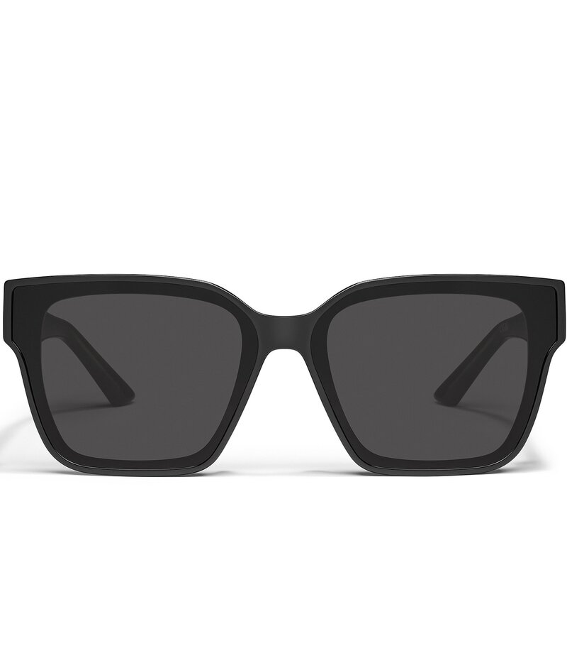 【送料無料】 クエイ レディース サングラス・アイウェア アクセサリー Unisex Drive In 50mm Square Sunglasses Black/Black