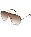 【送料無料】 ディフアイウェア レディース サングラス・アイウェア アクセサリー Women's Imani 139mm Shield Sunglasses G...