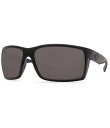 【送料無料】 コスタ レディース サングラス・アイウェア アクセサリー Reefton Polarized Rectangle Sunglasses Blackout Grey