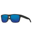 【送料無料】 コスタ レディース サングラス・アイウェア アクセサリー Men's Spearo Polarized Wayfarer Sunglasses Blackout Blue Mirror