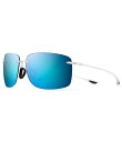 【送料無料】 マウイジム レディース サングラス・アイウェア アクセサリー Hema PolarizedPlus2R Rimless 62mm Sunglasses Crystal Matte(4)
