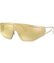 【送料無料】 ヴェルサーチ レディース サングラス・アイウェア アクセサリー Men's VE2226 Gold Mirrored Lens Sunglasse...