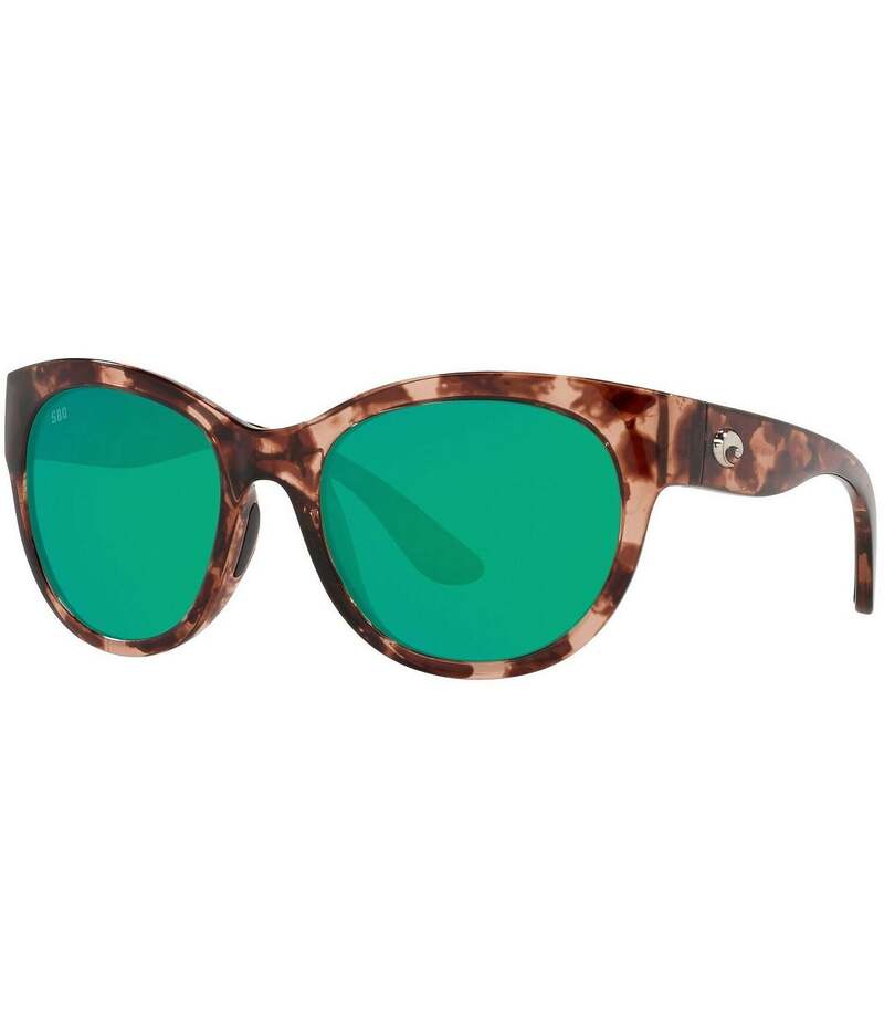 【送料無料】 コスタ レディース サングラス・アイウェア アクセサリー Women's Maya Cat Eye Polarized Sunglasses Coral