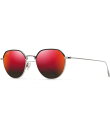 【送料無料】 マウイジム レディース サングラス・アイウェア アクセサリー Unisex Island Eyes 50mm Polarized Round Fr...