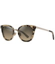 【送料無料】 マウイジム レディース サングラス・アイウェア アクセサリー Women's Wood Rose Polarized Cat Eye Sungla...