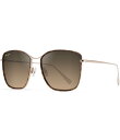 【送料無料】 マウイジム レディース サングラス・アイウェア アクセサリー Women's Tiger Lily 57mm Tortoise Polarized...