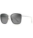 【送料無料】 マウイジム レディース サングラス・アイウェア アクセサリー Women's Tiger Lily 57mm Polarized Square S...