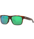 【送料無料】 コスタ レディース サングラス・アイウェア アクセサリー Men's 6S9008 Spearo Matte Tortoise 56mm Squa...