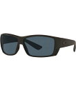 【送料無料】 コスタ レディース サングラス・アイウェア アクセサリー Men's 6S9024 Cat Cay 61mm Rectangle Polarize...