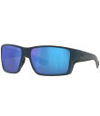【送料無料】 コスタ レディース サングラス・アイウェア アクセサリー Men's 6S9007 Reefton Mirrored Crystal 64mm Rectangle Polarized Sunglasses Midnight Blue/Blue(4)