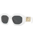 【送料無料】 ヴェルサーチ レディース サングラス・アイウェア アクセサリー Women's Ve4424u 56mm Polarized Statement ...