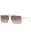 【送料無料】 ヴェルサーチ レディース サングラス・アイウェア アクセサリー Women's Ve2245 60mm Rectangle Sunglasses ...