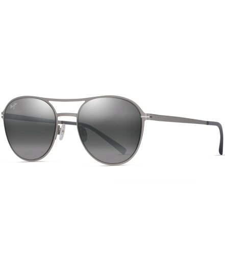 【送料無料】 マウイジム レディース サングラス・アイウェア アクセサリー Unisex Half Moon PolarizedPlus2R 52mm Round Sunglasses Titanium 【送料無料】 マウイジム レディース サングラス・アイウェア アクセサリー Unisex Half Moon PolarizedPlus2R 52mm Round Sunglasses Titanium