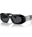 【送料無料】 ヴェルサーチ レディース サングラス・アイウェア アクセサリー Unisex Ve4425u Maxi Biggie Rectangle Sung...