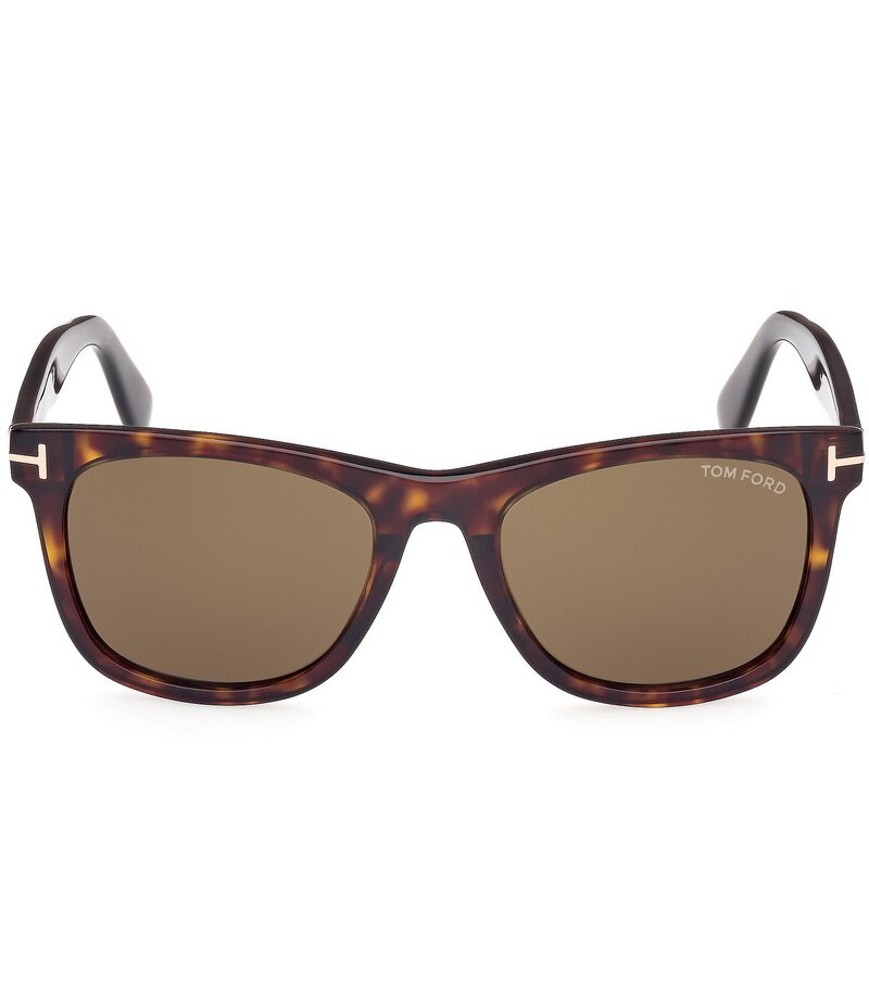 【送料無料】 トム・フォード レディース サングラス・アイウェア アクセサリー Men's Kevyn 52mm Tortoise Square Sunglasses Dark Havana