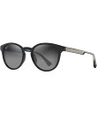 【送料無料】 マウイジム レディース サングラス・アイウェア アクセサリー Unisex Hiehie PolarizedPlus2R50mm Round Sunglasses Black(4)