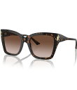 【送料無料】 ジミーチュー レディース サングラス・アイウェア アクセサリー Women's JC5012F 54mm Havana Square Sungla...