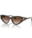 【送料無料】 ジミーチュー レディース サングラス・アイウェア アクセサリー Women's JC5019 55mm Havana Cat Eye Sungla...