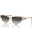 【送料無料】 ジミーチュー レディース サングラス・アイウェア アクセサリー Women's JC5019 55mm Cat Eye Sunglasses Op...