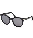 【送料無料】 トム・フォード レディース サングラス・アイウェア アクセサリー Women's Moria 53mm Butterfly Polarized S...
