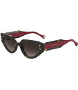 【送料無料】 キャロライナヘレラ レディース サングラス・アイウェア アクセサリー Women's HER 0221 50mm Havana Oval Sung...