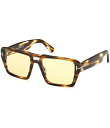 【送料無料】 トム・フォード レディース サングラス・アイウェア アクセサリー Men's Redford 56mm Navigator Sunglasses ...