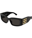 【送料無料】 バレンシアガ レディース サングラス・アイウェア アクセサリー Women's Bossy 56mm Rectangle Sunglasses S...