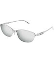 【送料無料】 バレンシアガ レディース サングラス・アイウェア アクセサリー Unisex Miami 62mm Mirrored Square Sunglas...