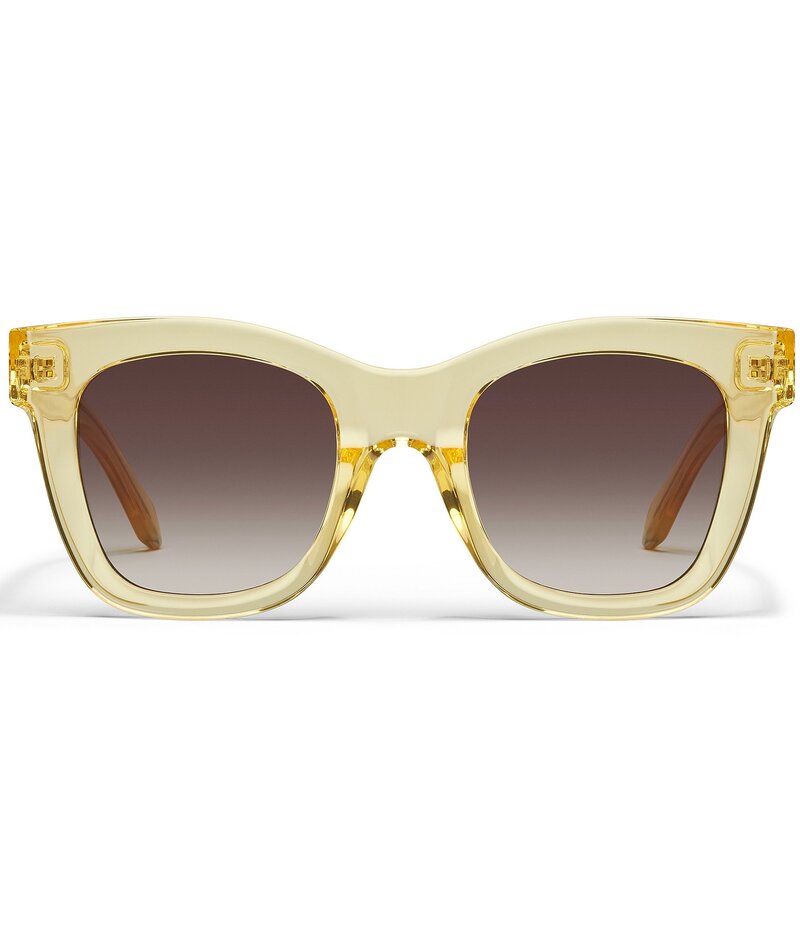 【送料無料】 クエイ レディース サングラス・アイウェア アクセサリー Women's After Hours 48mm Square Sunglasses Daffodil/Brown 2