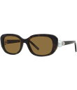 【送料無料】 ジバンシー レディース サングラス・アイウェア アクセサリー Women's Pearl 53mm Oval Sunglasses Dark Ha...