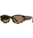 【送料無料】 ジバンシー レディース サングラス・アイウェア アクセサリー Women's GV Day 54mm Geometric Cat Eye Hava...