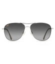 【送料無料】 マウイジム レディース サングラス・アイウェア アクセサリー Cliff House PolarizedPlus2R Aviator 59mm S...