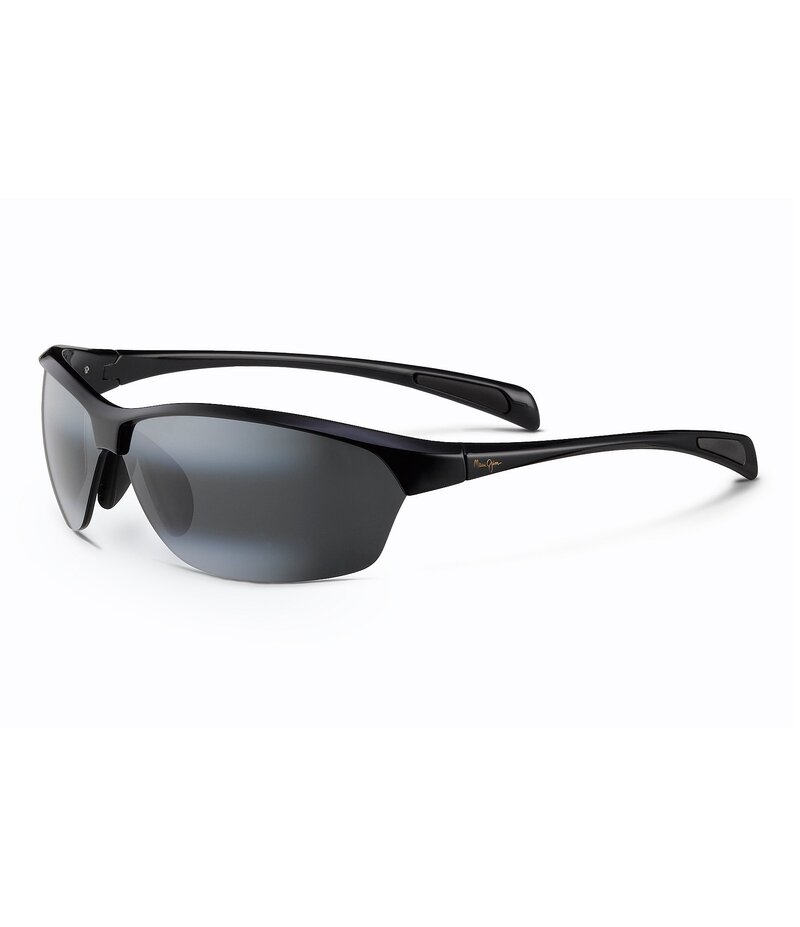 【送料無料】 マウイジム レディース サングラス・アイウェア アクセサリー Hot Sands PolarizedPlus2R Rimless 71mm Sunglasses Gloss Black