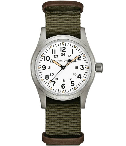 【送料無料】 ハミルトン レディース 腕時計 アクセサリー Khaki Field Mechanical NATO Strap Watch Green 【送料無料】 ハミルトン レディース 腕時計 アクセサリー Khaki Field Mechanical NATO Strap Watch Green