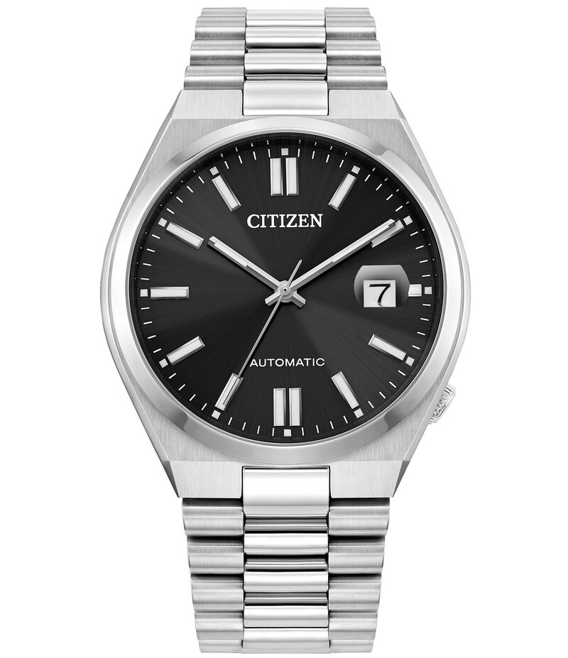 シチズン レディース アクセサリー 腕時計 Citizen Men's Automatic Water Resistance 50 Stainless Bracelet Watch Silver シルバー(2)